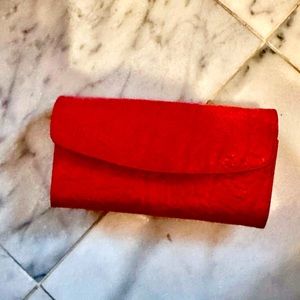 Genuine Buffalo wallet red women’s
